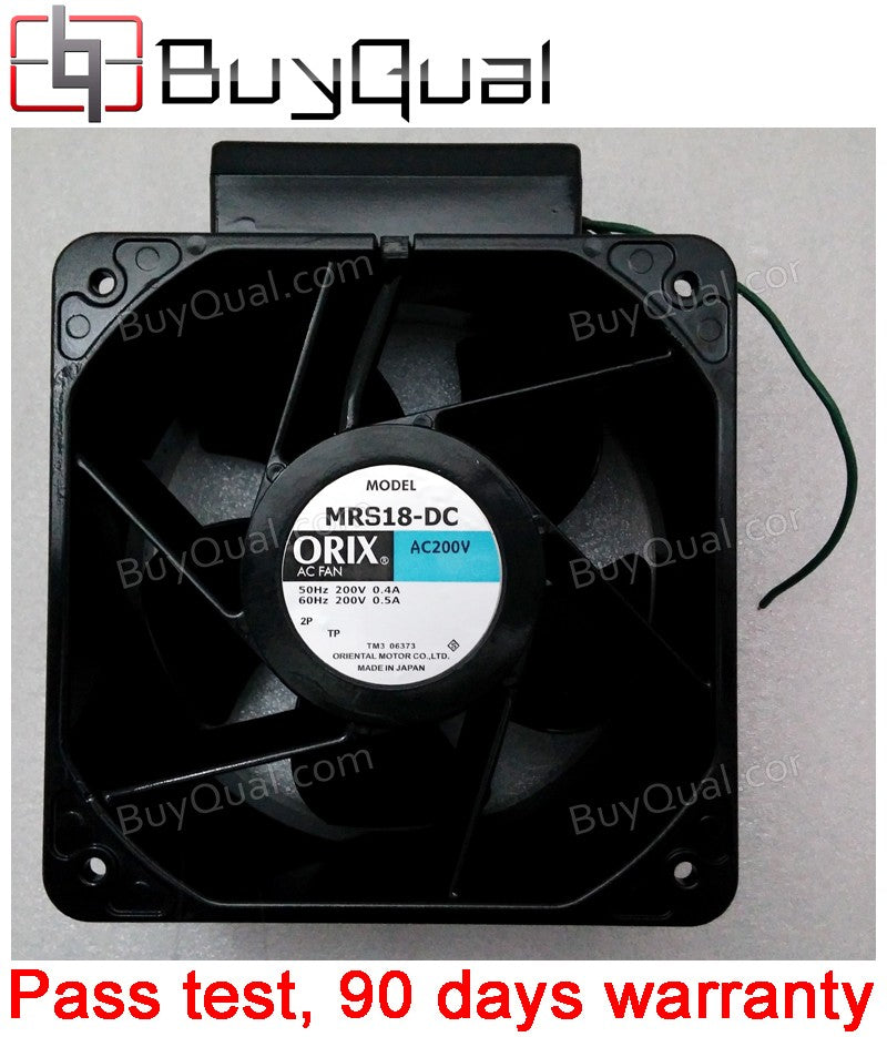 ORIX MRS18-DC MRS18-DC-F6 200V 0.4/0.5A 54.5/70/77W Cooling Fan ORIX MRS18-DC MRS18-DC-F6 200V 0.4/0.5A 54.5/70/77W Cooling Fan
